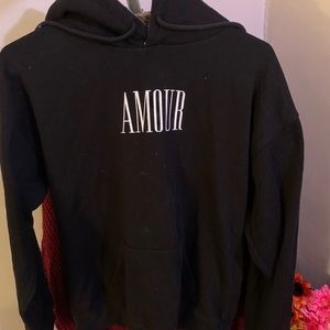 Black hoodie